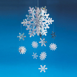 S&S Worldwide 3-D Snowflake Mobile