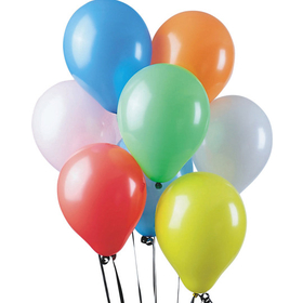 S&S Worldwide Standard Color Balloon Assortment - 9"