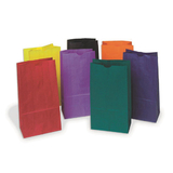 Rainbow Colored Kraft Bags, Pack of 28