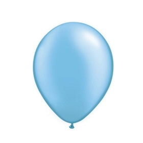 11" Qualatex Pearltone Balloons, Azure Blue