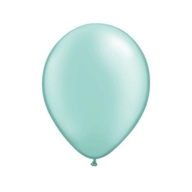 11" Qualatex Pearltone Balloons, Mint Green