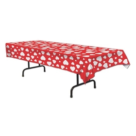 Beistle Heart Table Cover