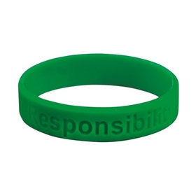 S&S Worldwide Responsibility Silicone Bracelet