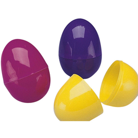 S&S Worldwide 3-1/2" Split Plastic Eggs
