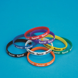 S&S Worldwide Spirit Silicone Bracelets