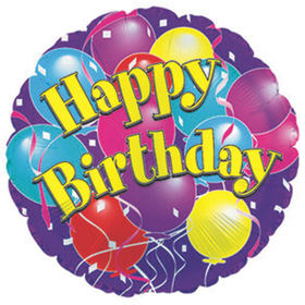 Cti Industries Happy Birthday Mylar Balloons