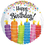 Cti Industries Happy Birthday Candles Mylar Balloons, Price/10 /Pack