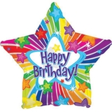 Cti Industries Happy Birthday Bright Stars Mylar Balloons