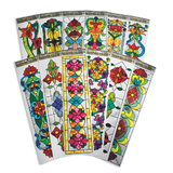 S&S Worldwide Vertical Stained Glass Window Clings