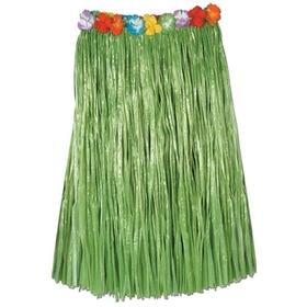 S&S Worldwide Green Hula Skirt with Flowers