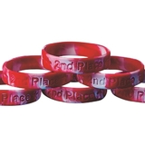 S&S Worldwide 2nd Place Silicone Bracelet (pack of 24)