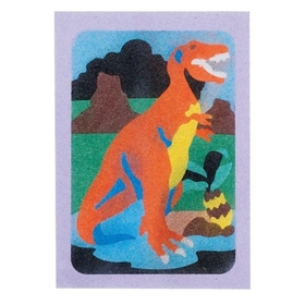 S&S Worldwide Sand Art Boards 5"x7" - Dinosaurs (pack of 12)