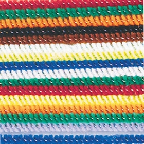 S&S Worldwide Chenille Stems/Pipe Cleaners, 12" x 3mm - Assorted