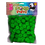 Pepperell Green Pom Poms, 1/2", Price/Pack