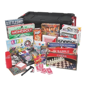 S&S Worldwide Ultimate Games Pack in Rolling Tote