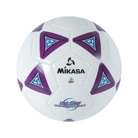 Mikasa Soft Soccer Balls Size 5, Purple/White