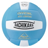 Tachikara SV-5WSC Volleyball, Powder Blue/White