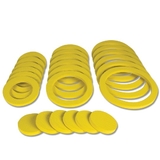 Yellow Foam Ring and Disc Set