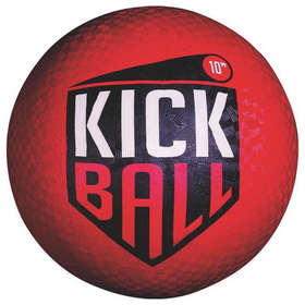 Franklin Red Rubber Kickball, 10"