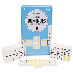 Regal Games Double Six Dominoes In a Tin