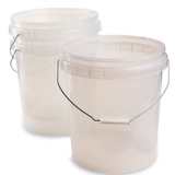S&S Worldwide 3-3/4 Gallon Clear Buckets (Pack of 3)