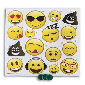 S&S&#174; Emoji Beanbag Toss Game