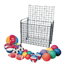 S&S Worldwide S&S® Classic Equipment Cart With Balls Easy Pack
