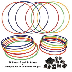 S&S Worldwide&#174; Economy Hoops and Hoop Clips Easy Pack