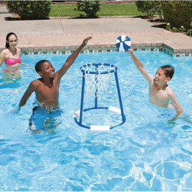 Poolmaster W14777 Poolmaster Floating Basketball Game with Ball