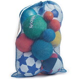 Spectrum Spectrum Medium Blue Drawstring Mesh Storage Bag, 30