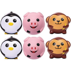 FRANKLIN Franklin Foam Animal Balls, 6" (Set of 6)
