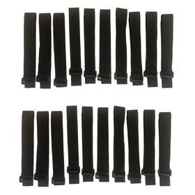 S&S Worldwide Reusable Hook and Loop Straps, 20"L (Pack of 24)