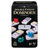 Cardinal Games Cardinal Games Double 12 Dominoes in a Tin