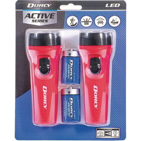 Dorcy LED Flashlights Pack (Set of 2)