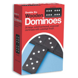 S&S Worldwide Double-Six Wooden Dominoes