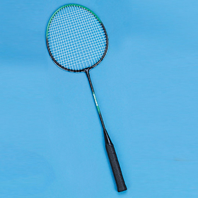 S&S Worldwide Steel Shaft Nylon String Badminton Racquet