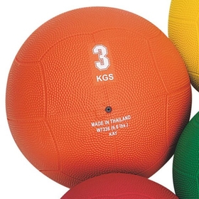 S&S Worldwide Rubber Medicine Ball, 6.6-lbs