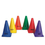 6-Color Spectrum Cones, 9", Price/Set of 6