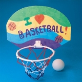 Color-Me Basketball Hoop Craft Kit Without Markers