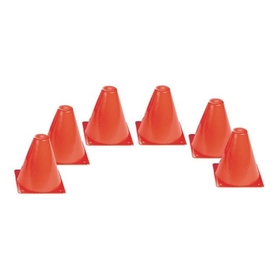 Orange Spectrum Cones, 6"