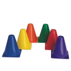 6-Color Spectrum Cones, 6"