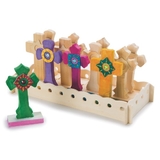 Glory Mountain Unfinished Wooden Cross Set