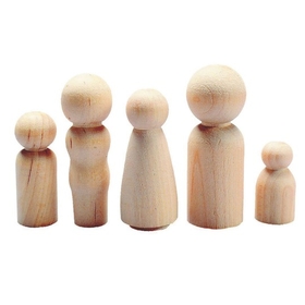 Hygloss Products Wood Peg People