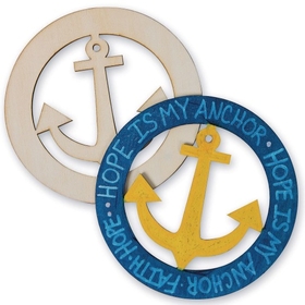 S&S Worldwide Anchor Wood Plaques