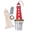S&S Worldwide Lighthouse Wind Chimes, Price/Pack of 6