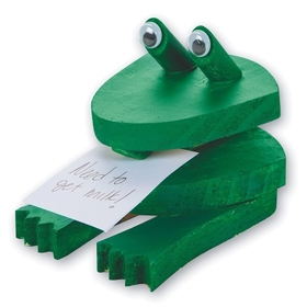 S&S Worldwide Unfinished Frog Note Holder, Unassembled