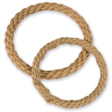 Pepperell Jute Rope Covered Wreath, 10