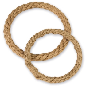 Pepperell Jute Rope Covered Wreath, 10"