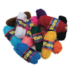 Hygloss Products Crafting Yarn Assortment (Pack of 12)