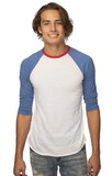 Royal Apparel 17160 Unisex Americana Raglan Baseball Shirt
